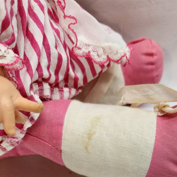 EL GRECO VTG 80's GREEK 15'' PATAPOUF PATAPOUF PLUSH DOLL SOFT TOY Pinkl - Picture 4 of 7